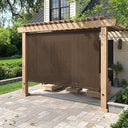 Vicllax Outdoor Sun Blocking Roller Shade, Patio Roll Up Shade Blinds