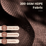 Vicllax Roller Shade, Patio Cordless Sun Blocking Roller Shade with Aluminum Valance