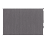 Vicllax Outdoor Cordless Sun Blocking Roller Shade, Patio Crank Roll Up Sun Shade