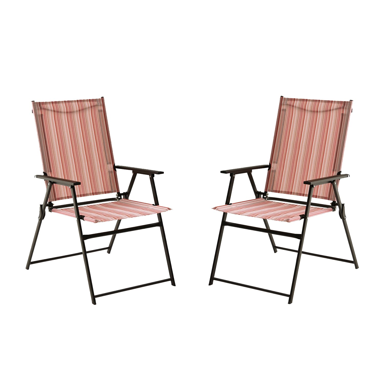 Vicllax Outdoor Folding Chairs, Patio Lawn Garden Chair Set of 2/4/6