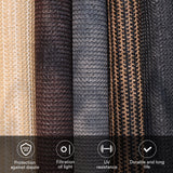 Vicllax Roller Shade, Patio Roll Up Sun Blocking Roller Shade with Aluminum Valance