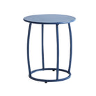 outdoor side table navy patio end table accent table