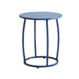 outdoor side table navy patio end table accent table