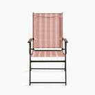 outdoor red foldable chair set of 2 4 6
