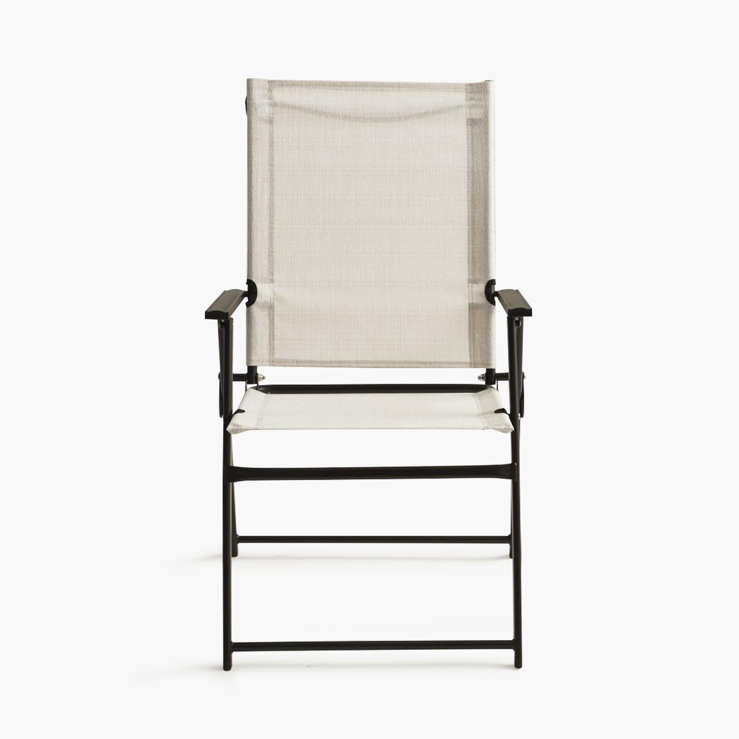 patio beige folding chair set of 2 4 6