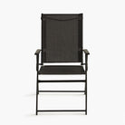 patio black folding chair 