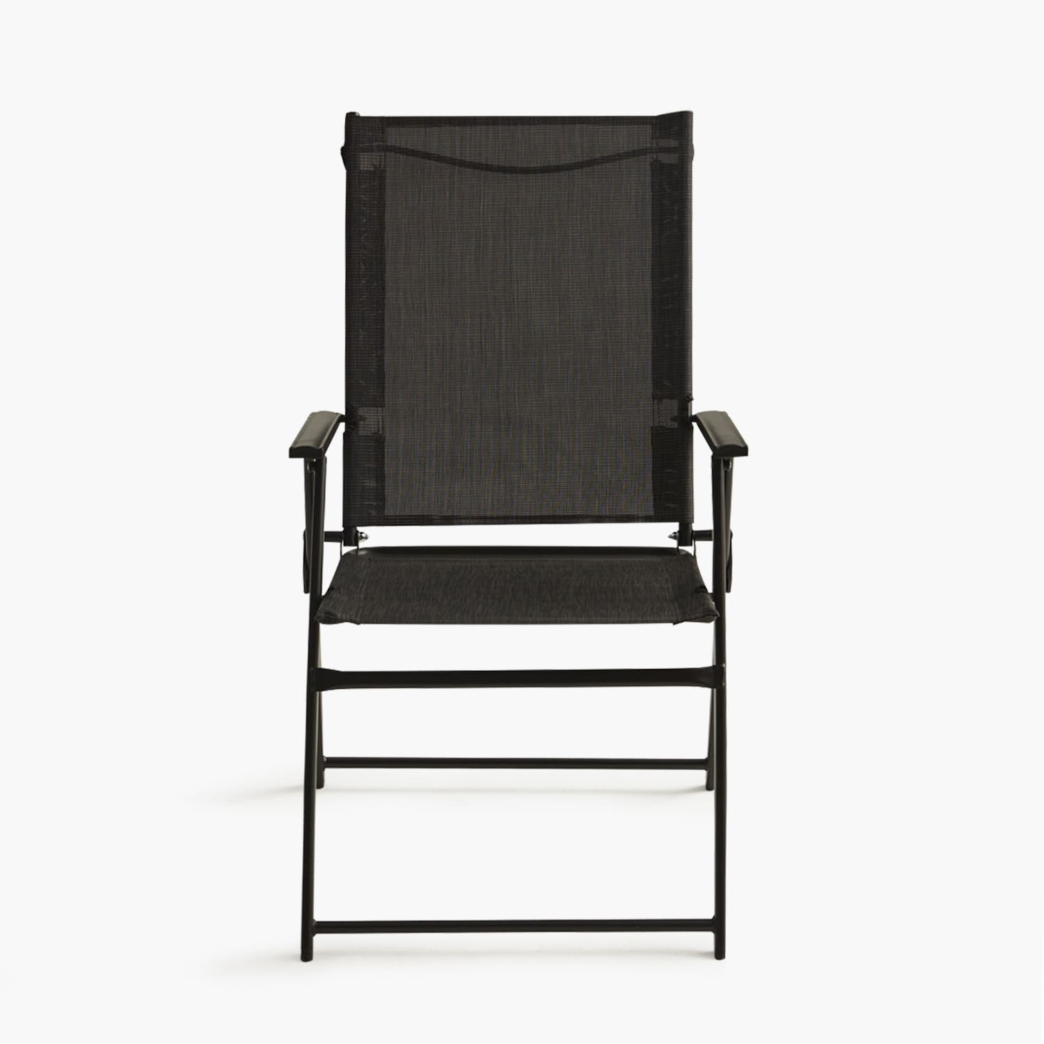 patio black folding chair 