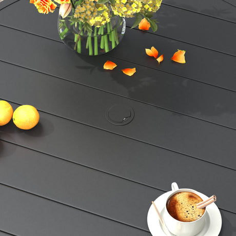 Vicllax 3/5 PCS Outdoor Bar Set, Patio High Bar Chairs and Round Bar Table