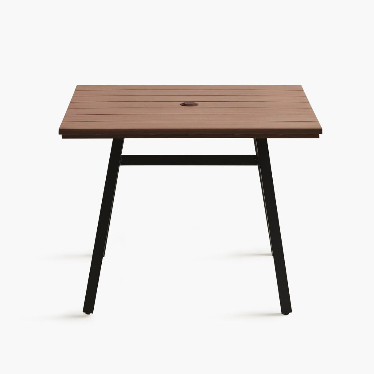 outdoor metal dining table