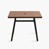 outdoor metal dining table