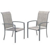 Vicllax Skyline Stackable Outdoor Dining Chair, Set of 2/4
