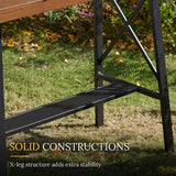 Vicllax Mesa de bar para patio, barra de exterior, altura, mesa de pub rectangular