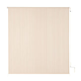 Vicllax Outdoor Cordless Sun Blocking Roller Shade, Patio Crank Roll Up Sun Shade