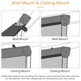 Vicllax Roller Shade, Patio Roll Up Sun Blocking Roller Shade with Aluminum Valance