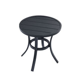 Outdoor Metal Round Side End Table