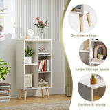 Vicllax Open Bookshelf with Legs, Storage Cube Floor Standing Display Shelf