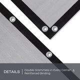 Vicllax 90% Shade Cloth Sun Shade Privacy Panel with Reinforced Grommets
