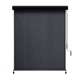 Vicllax Roller Shade, Patio Cordless Sun Blocking Roller Shade with Aluminum Valance