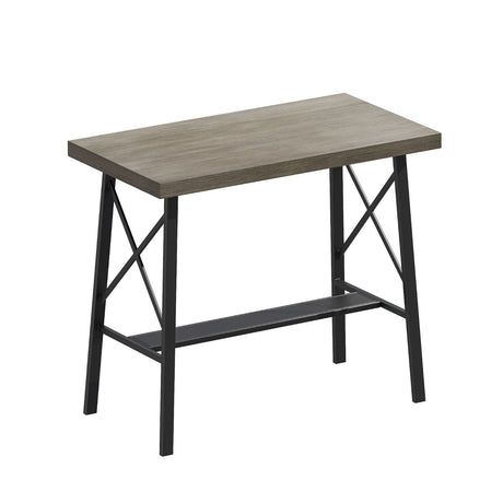 Vicllax Mesa de bar para patio, barra de exterior, altura, mesa de pub rectangular