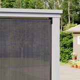 Vicllax Outdoor Sun Blocking Roller Shade, Patio Roll Up Shade Blinds