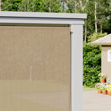 Vicllax Outdoor Sun Blocking Roller Shade, Patio Roll Up Shade Blinds