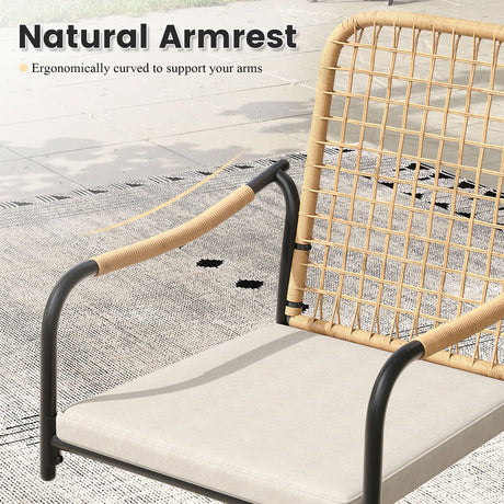 Vicllax 9-Piece Outdoor Dining Set, 63” Round Metal Table with Umbrella Hole & Solana Swivel Chair