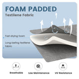 Vicllax 9 Pieces Outdoor Dining Set, Metal Round Table and Premium Paddad Swivel Chairs