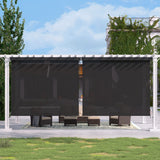 Vicllax Roller Shade, Patio Cordless Sun Blocking Roller Shade with Aluminum Valance