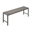 Vicllax 51" Outdoor Bench for Lawn Garden, Backless Patio Garden Bench