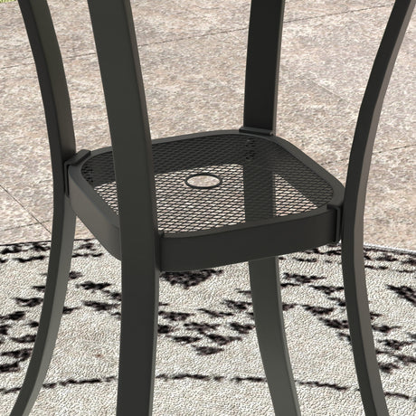 Vicllax 3/5 PCS Outdoor Bar Set, Patio High Bar Chairs and Round Bar Table