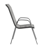 Vicllax Horizon Stackable Outdoor Contoured Sling Chair, Set of 2/4