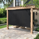 Vicllax Outdoor Sun Blocking Roller Shade, Patio Roll Up Shade Blinds