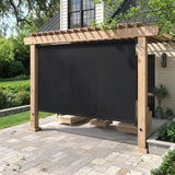 Vicllax Outdoor Sun Blocking Roller Shade, Patio Roll Up Shade Blinds