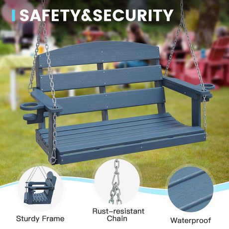 Vicllax Mesa de comedor y sillas de comedor de metal para patio con juego de cojines azules, juego de sillas de comedor de patio de 5/7 piezas