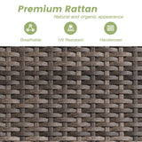 Vicllax Highlands Stackable Wicker Outdoor Dining Chair, Set of 2