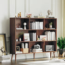 Vicllax Open Bookshelf with Legs, Storage Cube Floor Standing Display Shelf