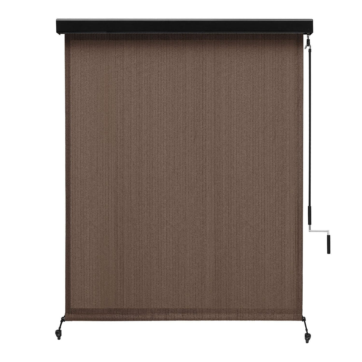 Vicllax Roller Shade, Patio Cordless Sun Blocking Roller Shade with Aluminum Valance