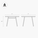 patio dining table square demision