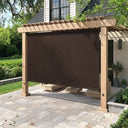 Vicllax Outdoor Sun Blocking Roller Shade, Patio Roll Up Shade Blinds