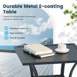 Outdoor Metal Round Side End Table