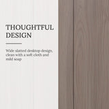 Vicllax 3-Piece Rectangular Metal Outdoor Dining Table and Bench Set