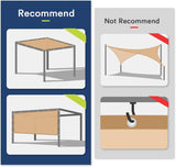 Vicllax 90% Shade Cloth Sun Shade Privacy Panel with Reinforced Grommets