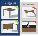 Vicllax 90% Shade Cloth Sun Shade Privacy Panel with Reinforced Grommets