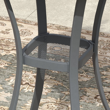 Vicllax 3/5 PCS Outdoor Bar Set, Patio High Bar Chairs and Round Bar Table