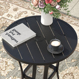 Vicllax 3/5 PCS Outdoor Bar Set, Patio High Bar Chairs and Round Bar Table