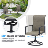 Vicllax 5-Piece Outdoor Furniture Set, Outdoor Dining Set for Lawn Garden