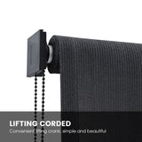 Vicllax Outdoor Sun Blocking Roller Shade, Patio Roll Up Shade Blinds