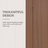 Vicllax Outdoor Patio Metal Dining Table for 4/6