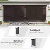 Vicllax Outdoor Sun Blocking Roller Shade, Patio Roll Up Shade Blinds