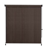 Vicllax Outdoor Sun Blocking Roller Shade, Patio Roll Up Shade Blinds
